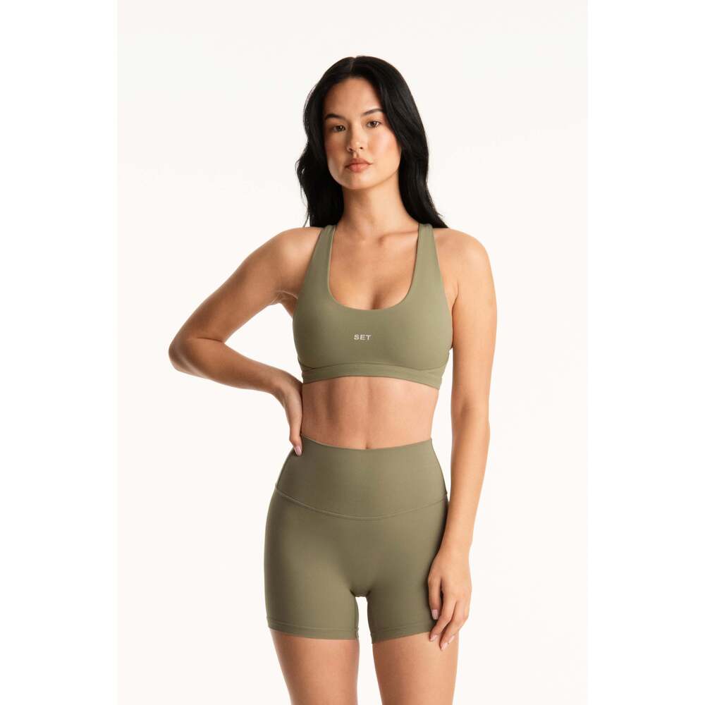 SET Active BREATHE 1.0 PARKE POSE BRA - BEACHGRASS Size SBeach Grass / S